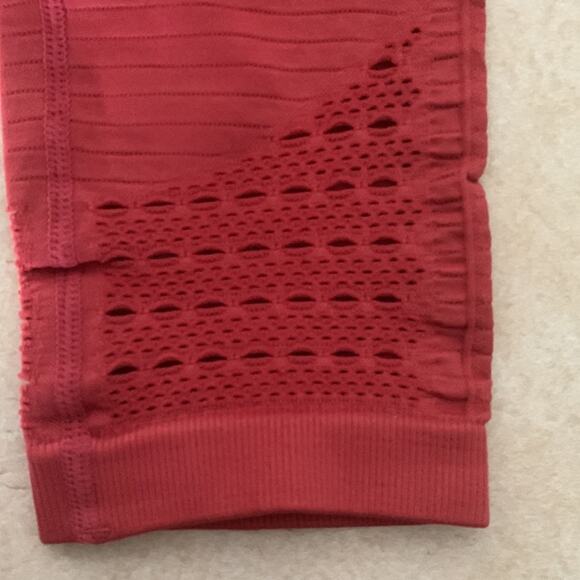 Gymshark vital seamless leggings womens size XS small red rust Lulu workout ath - Picture 8 of 10